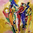 Alfred Gockel Jazz Explosion I painting